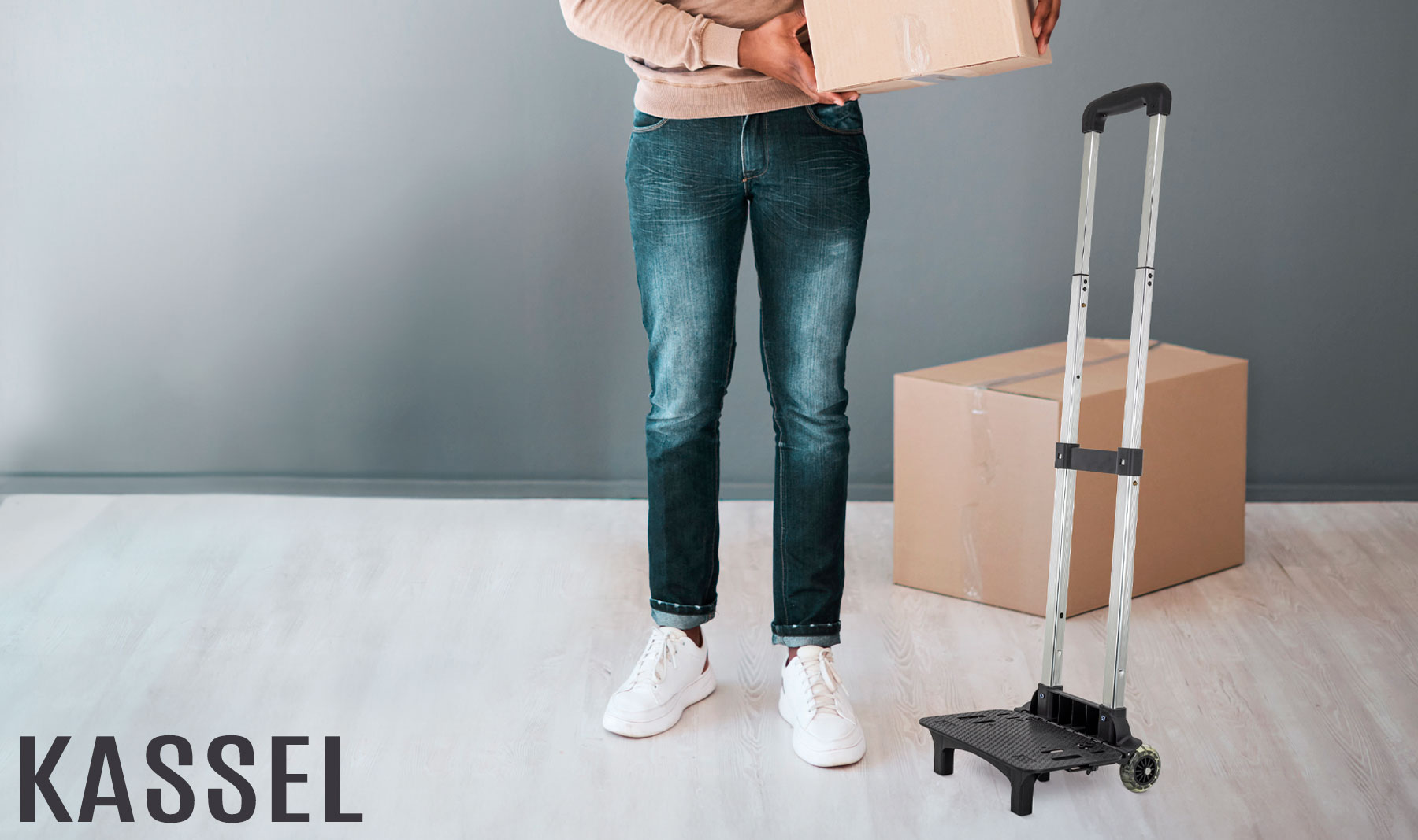 <p>CARRETILLA TROLLEY PLEGABLE "KASSEL"</p>
