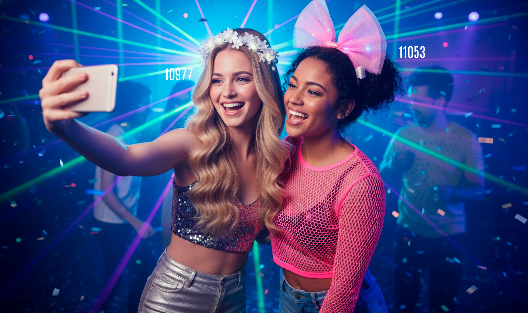 DIADEMA FLORES LUMINOSAS "CELESTIAL"