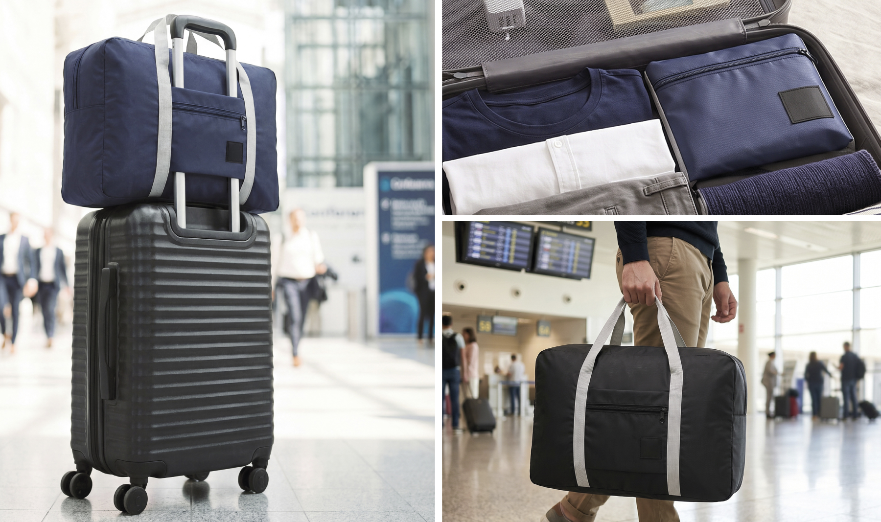 BOLSA DE VIAJE PLEGABLE "USEFUL"