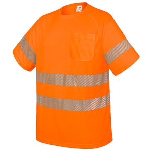 CAMISETA CON BOLSILLO Y BANDAS REFLECTANTES "ELÁST"