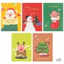 SET 10 LIBRETAS NAVIDEÑAS "ARTIKUM"