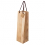 BOLSA PAPEL EFECTO MADERA 1 BOTELLA "ABETO"