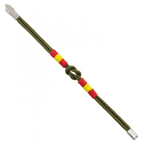 PULSERA BANDERA ESPAÑA AJUSTABLE "NEW BARLOVENTO"