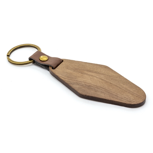 LLAVERO DE MADERA ROMBO"SAMOA"