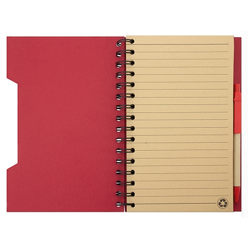 CUADERNO A5 CON BOLIGRAFO ECO "GREEN LIFE"