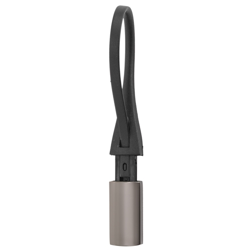 LLAVERO METAL/SILICONA “TITANIO”