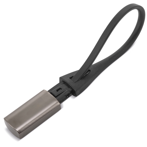 LLAVERO METAL/SILICONA “TITANIO”