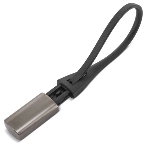 LLAVERO METAL/SILICONA “TITANIO”