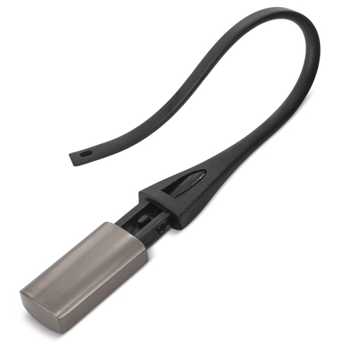 LLAVERO METAL/SILICONA “TITANIO”