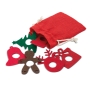 SET 6 MARCADORES DE FIELTRO PARA COPAS "NYBY"