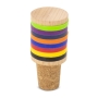 TAPÓN CORCHO Y MADERA CON ANILLAS IDENTIFICADORAS PARA COPAS “TRIANA”