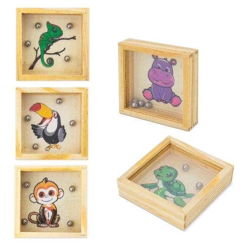 SET 5 LABERINTOS DE MADERA 