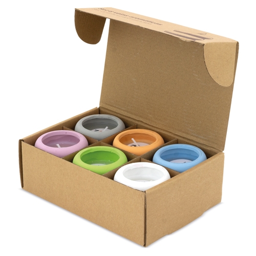 SET DE 6 VELAS AROMÁTICAS "SHERA"