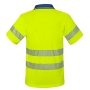 POLO CON BOLSILLO Y BANDAS REFLECTANTES ELÁSTICAS “QVO”
