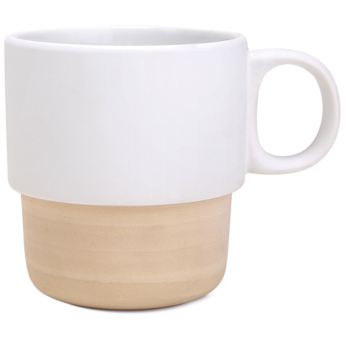 MUG SUBLIMACIÓN APILABLE CON BASE DE BAMBÚ