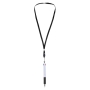 BOLÍGRAFO 3 COLORES CON LANYARD "BISSKAR"