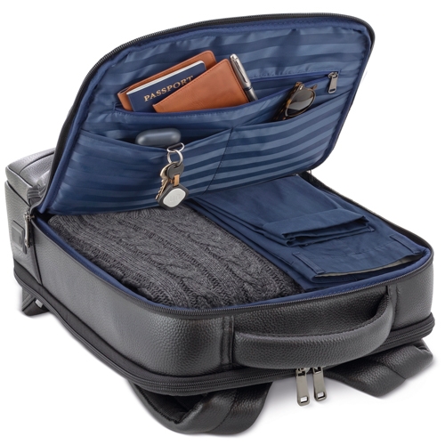 MOCHILA DE PIEL PIERRE DELONE "BANKS"