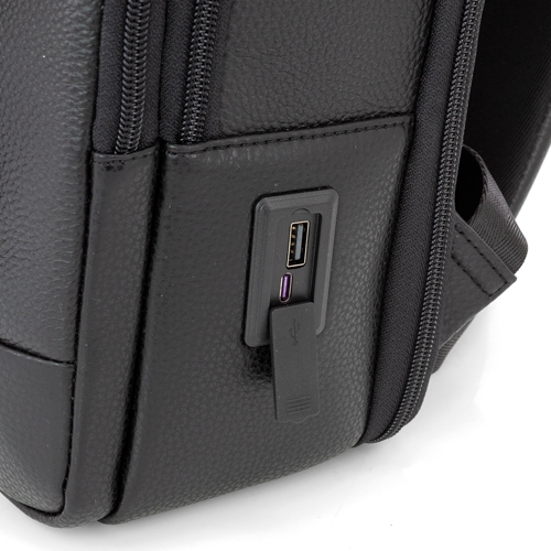 MOCHILA DE PIEL PIERRE DELONE "BANKS"