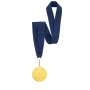 MEDALLA DE ORO "OLIMPIA" LANYARD AZUL