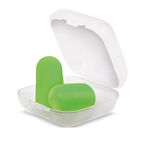 <p>TAPONES PARA OIDOS EN CAJA DE PLASTICO "HARNIS"</p>
