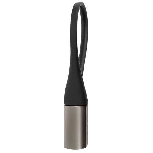 LLAVERO METAL/SILICONA “TITANIO”
