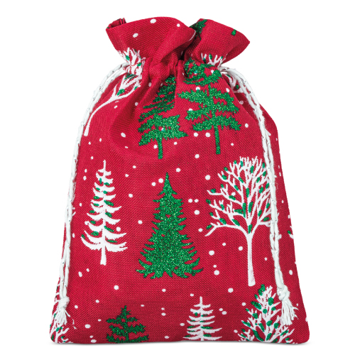 BOLSA REGALO NAVIDEÑA 13*18 CM 