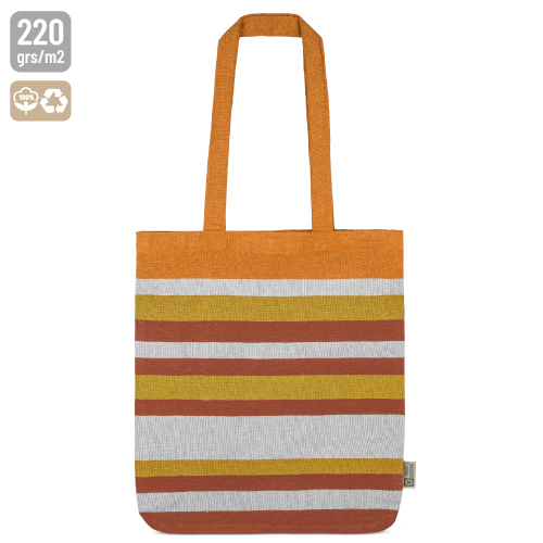 BOLSA RAYAS DE ALGODÓN RECICLADO 