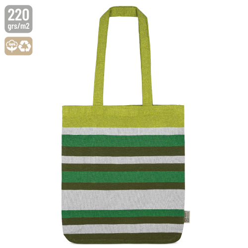 BOLSA RAYAS DE ALGODÓN RECICLADO 