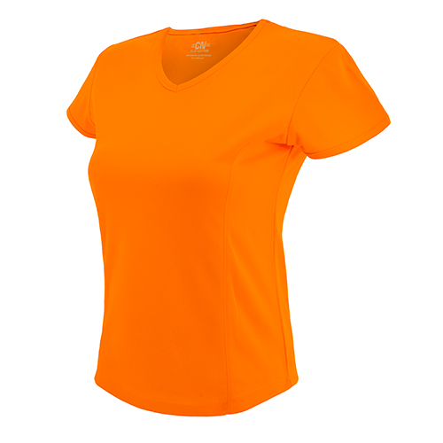 CAMISETA MUJER D&F NA FLUO S 