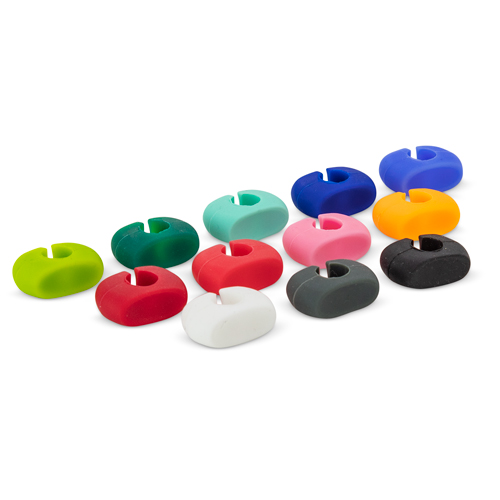 <p>SET 12 MARCADORES DE SILICONA PARA COPAS "SAZUL"</p>