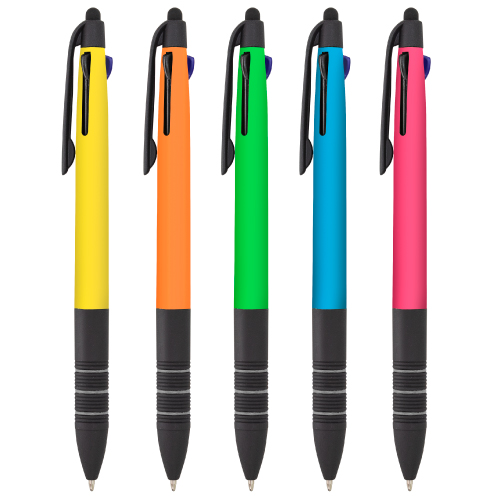 SET BOLÍGRAFOS 3 TINTAS "IMPACT" (PACK 5 UD)